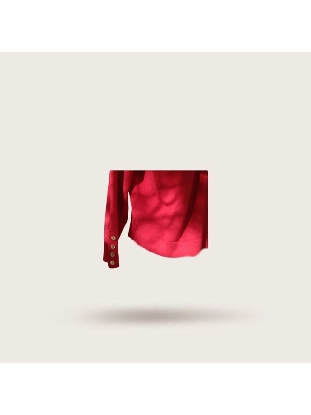 Tommy Hilfiger Red Cardigan Sweater Large - Picture 6 of 9
